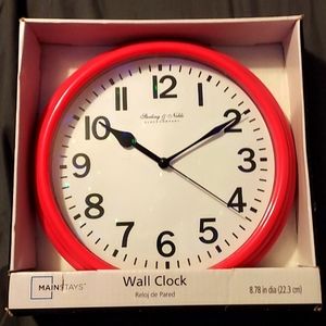 Pink Wall Clock